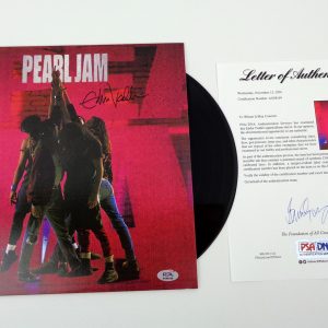 Eddie Vedder Pearl Jam Signed Autograph Ten Vinyl Record Album With PSA/DNA COA A