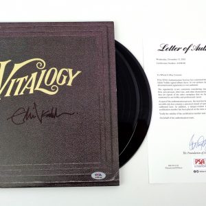 Eddie Vedder Pearl Jam Signed Autograph Vitalogy Vinyl Record Album With PSA/DNA COA
