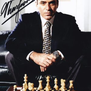 Garry Kasparov Chess Grandmaster Signed Autograph 8x10 Photo With PSA/DNA COA B