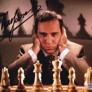 Garry Kasparov Chess Grandmaster Signed Autograph 8x10 Photo With PSA/DNA COA D