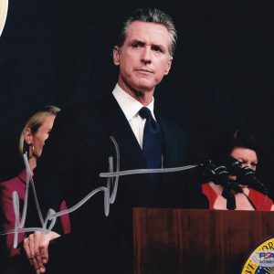 Gavin Newsom For President 2028 Signed Autograph 8x10 Photo With PSA/DNA COA #4