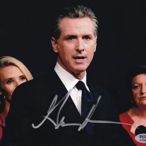 Gavin Newsom For President 2028 Signed Autograph 8x10 Photo With PSA/DNA COA #6
