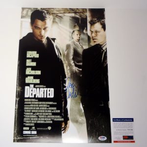 Jack Nicholson Signed Autograph The Departed Movie Poster With PSA/DNA COA A
