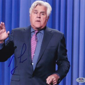 Jay Leno Tonight Show Comedian Signed Autograph 8x10 Photo With PSA/DNA COA F
