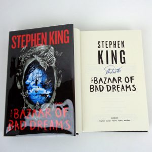 Stephen King Signed Autograph The Bazaar of Bad Dreams 1st Edition Book
