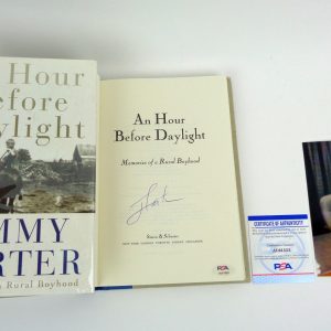 President Jimmy Carter Signed An Hour Before Daylight Book Proof With PSA/DNA COA