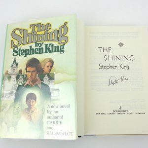Stephen King Legendary Author Signed Autograph The Shining Hardcover Book