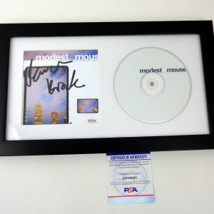 Isaac Brock Modest Mouse Signed The Lonesome Crowded West CD Framed With PSA/DNA COA
