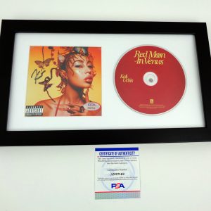 Kali Uchis Signed Autograph Red Moon In Venus CD Framed With PSA/DNA COA A