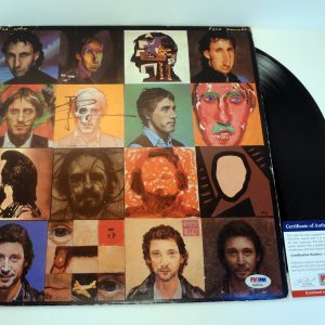 Pete Townshend The Who Signed Face Dances Vinyl Record Album With PSA/DNA COA