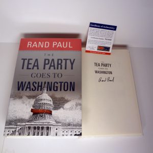 Rand Paul 2016 Signed The Tea Party Goes To Washington Book With PSA/DNA COA