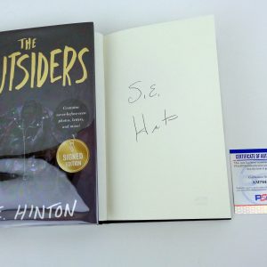SE S.E. Hinton Signed Autograph The Outsiders 50th Anniversary Book With PSA/DNA COA