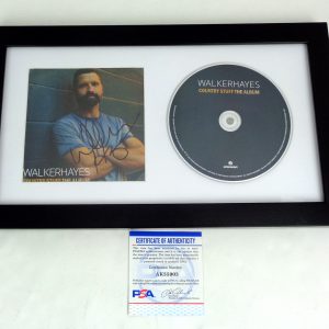 Walker Hayes Signed Autograph Country Stuff The Album CD Framed With PSA/DNA COA A