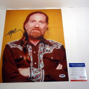Willie Nelson Country Legend Signed Autograph 11x14 Photo With PSA/DNA COA A