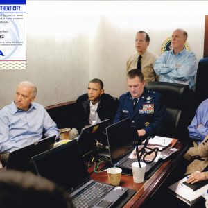 Pete Souza Barack Obama War Room Signed Autograph 8x10 Photo With PSA/DNA COA