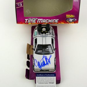 Michael J Fox Back To The Future Signed Autograph DeLorean Model Car With PSA/DNA COA