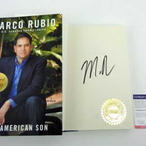 Marco Rubio Signed An American Son 1st Edition Limited Edition Book With PSA/DNA COA A