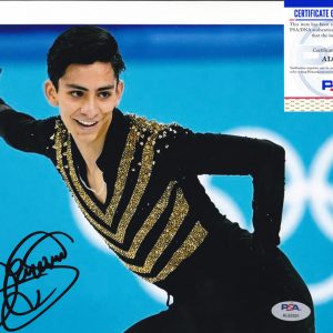 Donovan Carrillo Mexico 2022 Olympics Skating Signed 8x10 Photo With PSA/DNA COA B