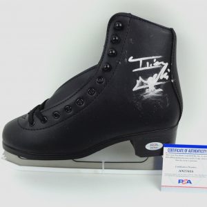 Ilia Malinin Skater USA 2026 Olympics Signed Autograph Figure Skate With PSA/DNA COA A