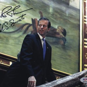 John Thune Senator Majority Leader Signed Autograph 8x10 Photo With PSA/DNA COA B