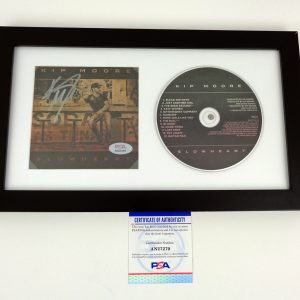 Kip Moore Signed Autograph Slowheart CD Framed With PSA/DNA COA B