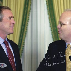 Karl Rove President George Bush Advisor Signed Autograph 8x10 Photo With PSA/DNA COA C