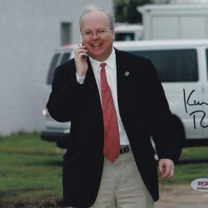 Karl Rove President George Bush Advisor Signed Autograph 8x10 Photo With PSA/DNA COA B