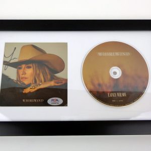 Lainey Wilson Country Signed Autograph Whirlwind CD Framed With PSA/DNA COA B