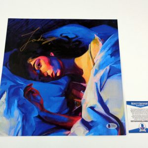 Lorde Signed Autograph Melodrama Record Poster With Beckett BAS COA