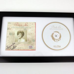 Brenda Lee Signed Rockin' Around The Christmas Tree CD Framed With PSA/DNA COA