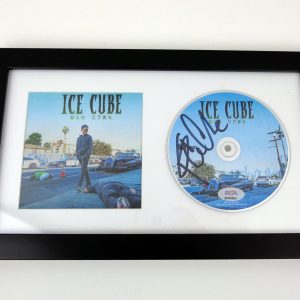 Ice Cube NWA Signed Autograph Man Down CD Framed With PSA/DNA COA B