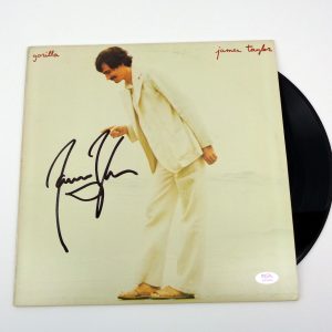 James Taylor JT Signed Autograph Gorilla Vinyl Record Album With PSA/DNA COA