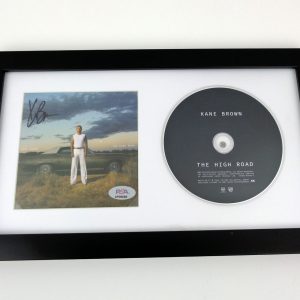 Kane Brown Country Signed Autograph The High Road CD Framed With PSA/DNA COA B