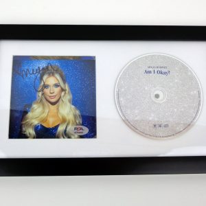 Megan Moroney Country Signed Autograph Am I Okay? CD Framed With PSA/DNA COA B