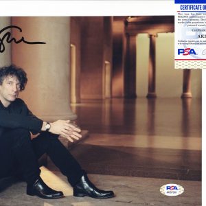 Neil Gaiman Sandman Coraline Author Signed Autograph 8x10 Photo With PSA/DNA COA D