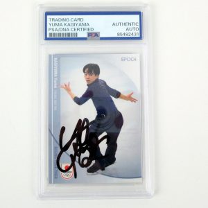 Yuma Kagiyama Japan 2026 Olympics Skating Signed 2024 Rookie Card With PSA/DNA COA