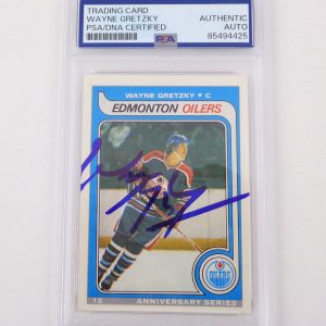 Wayne Gretzky Signed Autograph Auto 1992-1993 25th Anniversary Series Of His Rookie Card With PSA/DNA COA