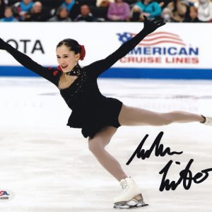 Isabeau Levito USA Figure Skating 2026 Olympics Signed 8x10 Photo With PSA/DNA COA B