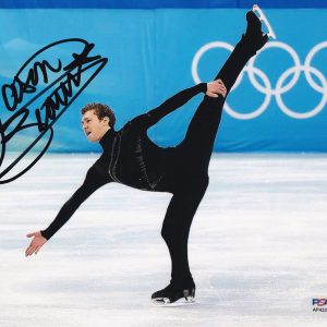 Jason Brown USA Figure Skating 2026 Olympics Signed Autograph 8x10 Photo With PSA/DNA COA E