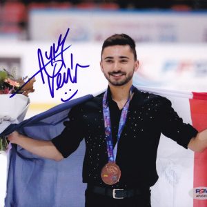 Kevin Aymoz France Figure Skating 2026 Olympics Signed 8x10 Photo With PSA/DNA COA C