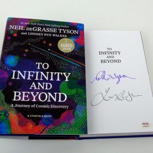 Neil deGrasse Tyson Signed Autograph To Infinity And Beyond Book With PSA/DNA COA B
