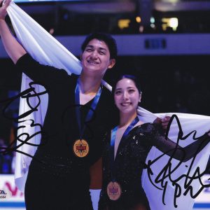Riku Miura & Ryuichi Kihara Japan 2026 Olympics Signed Autograph 8x10 Photo With PSA/DNA COA
