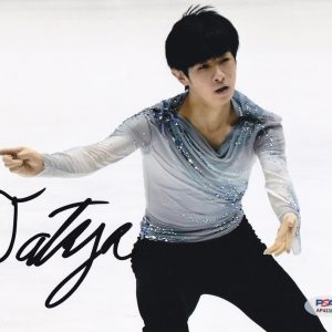 Tatsuya Tsuboi Japan Figure Skating 2026 Olympics Signed 8x10 Photo With PSA/DNA COA C