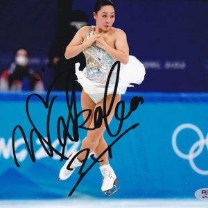 Wakaba Higuchi Japan Figure Skating 2026 Olympics Signed Autograph 8x10 Photo With PSA/DNA COA A