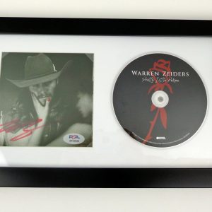 Warren Zeiders Signed Autograph Pretty Little Poison CD Framed With PSA/DNA COA B