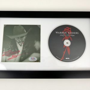 Warren Zeiders Signed Autograph Pretty Little Poison CD Framed With PSA/DNA COA A