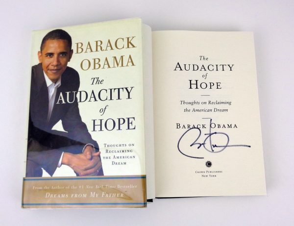 President Barack Obama Signed Autograph The Audacity of Hope Book With PSA/DNA COA - Image 2