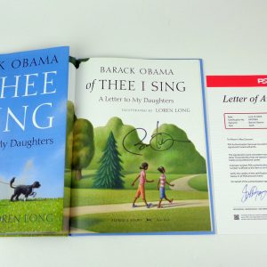 President Barack Obama Signed Autograph Of Thee I Sing Children's Book With PSA/DNA COA