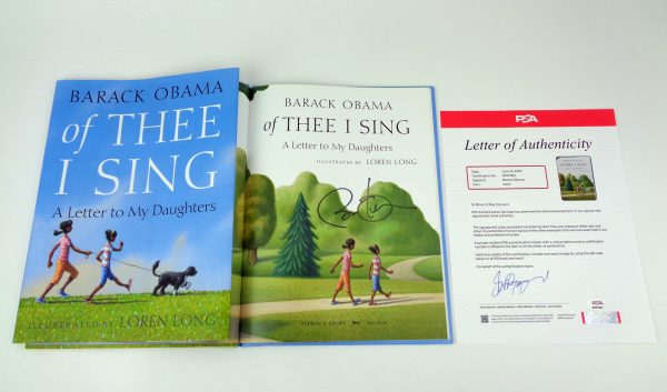 President Barack Obama Signed Autograph Of Thee I Sing Children's Book With PSA/DNA COA