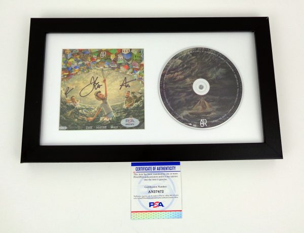 AJR Entire Band Signed Autograph The Maybe Man CD Framed With PSA/DNA COA B